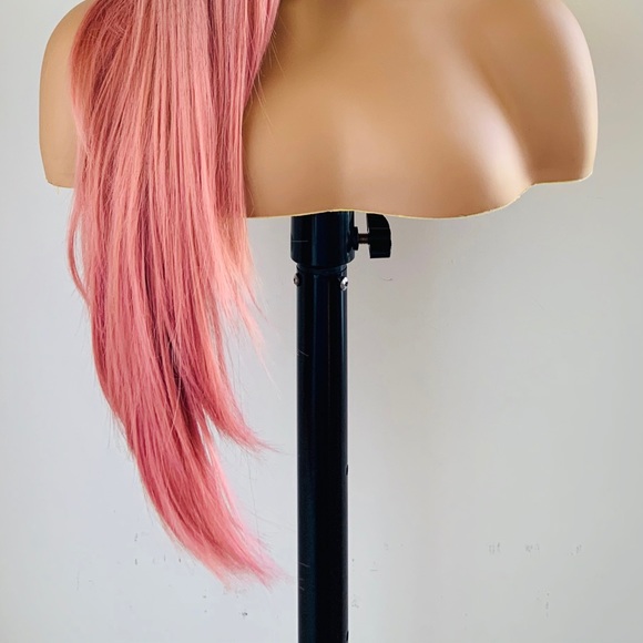 Gorgeous Effortless Style Ombre Pink Wig for Daily Wear - Picture 5 of 16